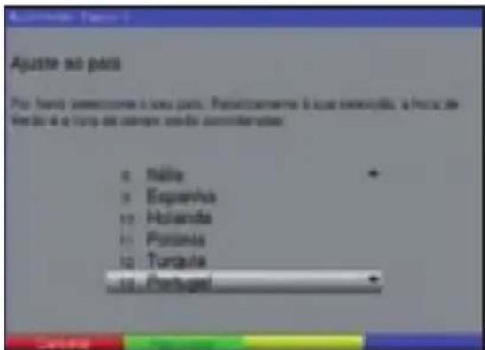 TECHNISAT DiGYBOXX T4 - Selecção do país - 1