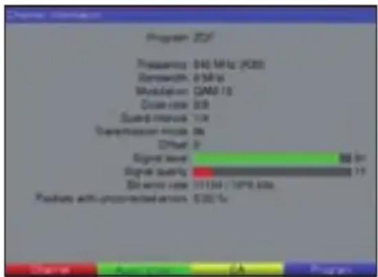TECHNISAT DiGYBOXX T4 - Información sobre el canal (Channel Information) - 1
