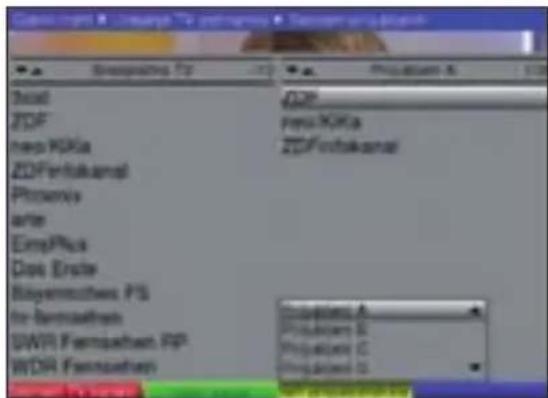 TECHNISAT DiGYBOXX T4 - Priklic upravljanja seznama programov - 4