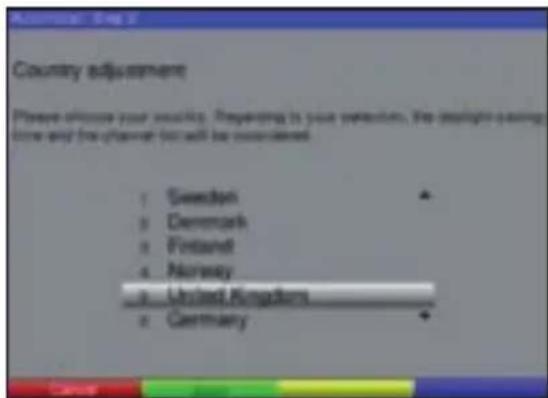 TECHNISAT DiGYBOXX T4 - Country adjustment - 1