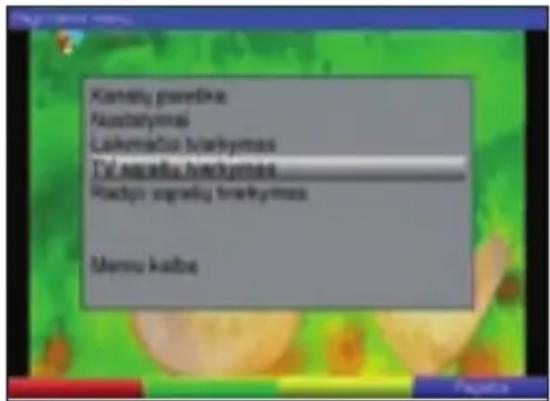 TECHNISAT DiGYBOXX T4 - Iškviesti programų sąrašo tvarkyklę - 1