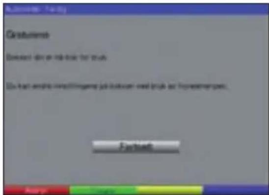 TECHNISAT DiGYBOXX T4 - Avslutte installasjonsveilederen - 1
