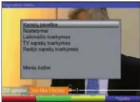 TECHNISAT DiGYBOXX T4 - Meniu kalba - 1
