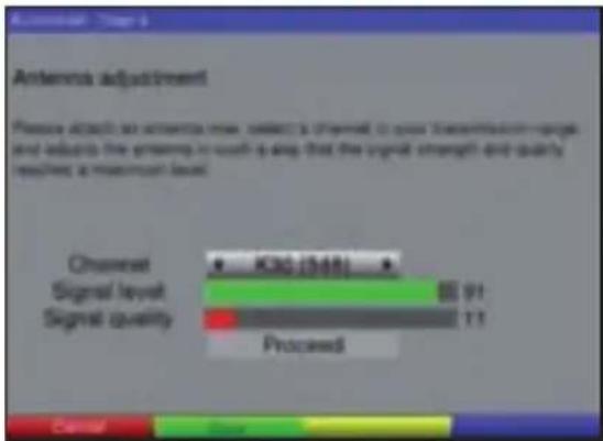 TECHNISAT DiGYBOXX T4 - Antenna adjustment - 1
