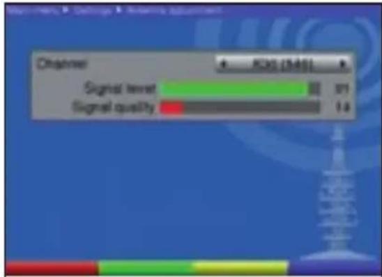 TECHNISAT DiGYBOXX T4 - Antenna adjustment - 2