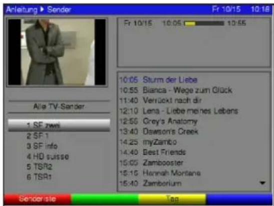 TECHNISAT TechniBox HD VAC - Elektronische Programmzeitschrift aufrufen - 1