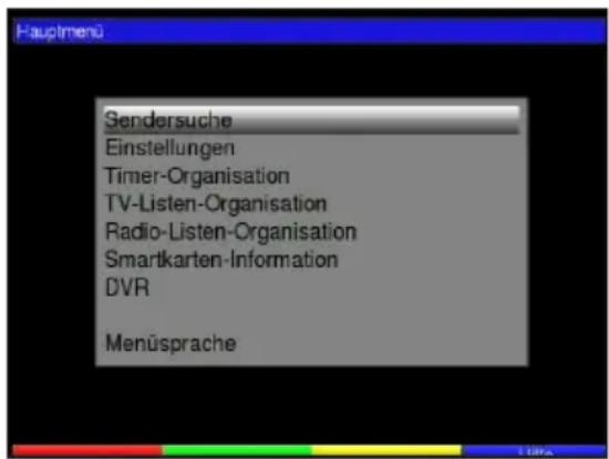 TECHNISAT TechniBox HD VAC - Menüsprachen - 1