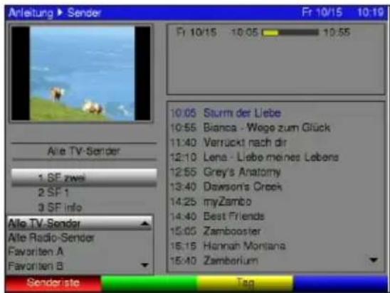 TECHNISAT TechniBox HD VAC - Elektronische Programmzeitschrift aufrufen - 2