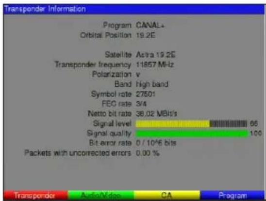 TECHNISAT TechniBox HD VAC - Kanalinformationen - 1