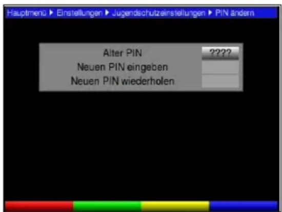 TECHNISAT TechniBox HD VAC - Modification du code PIN - 1
