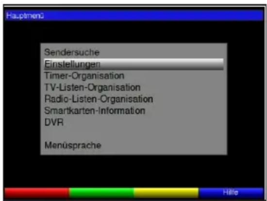 TECHNISAT TechniBox HD VAC - Einstellungen - 1