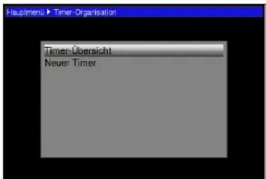 TECHNISAT TechniBox HD VAC - Programmation manuelle du temporisateur - 1