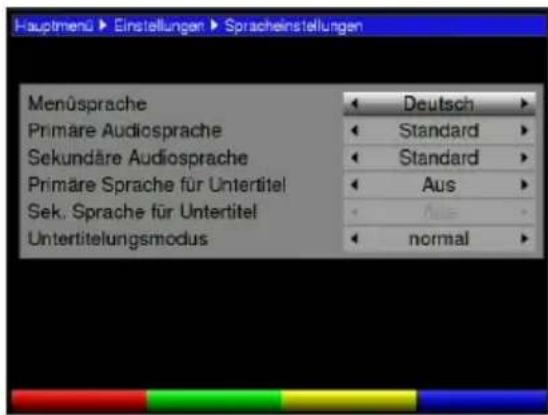 TECHNISAT TechniBox HD VAC - Spracheinstellungen - 2