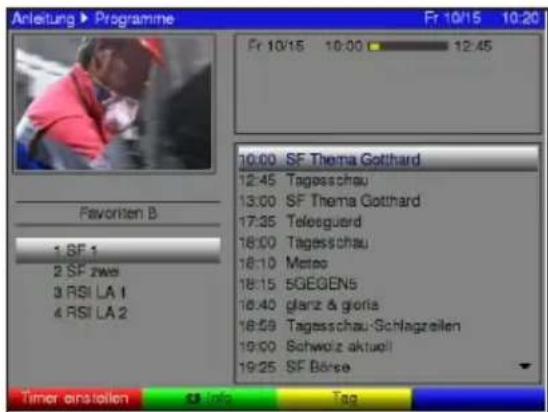 TECHNISAT TechniBox HD VAC - Consulter le service electronique d'information programmes (EPG) - 4