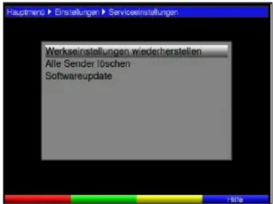 TECHNISAT TechniBox HD VAC - Réglage des services - 3