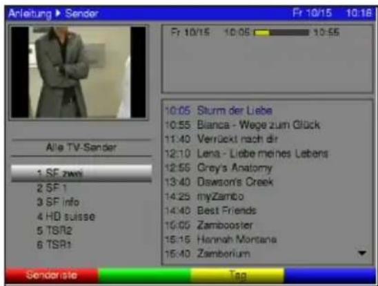 TECHNISAT TechniBox HD VAC - Consulter le service electronique d'information programmes (EPG) - 1