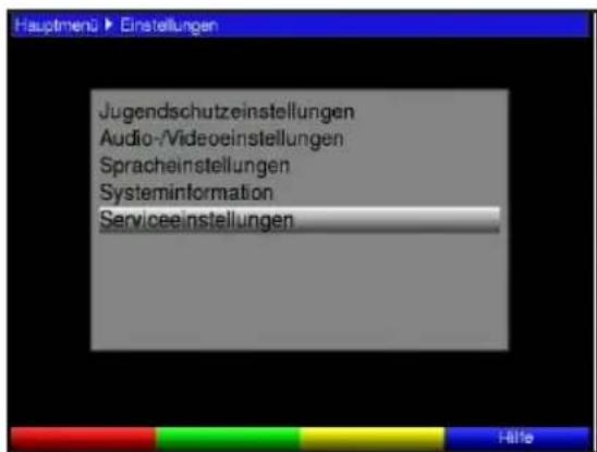 TECHNISAT TechniBox HD VAC - Réglage des services - 2