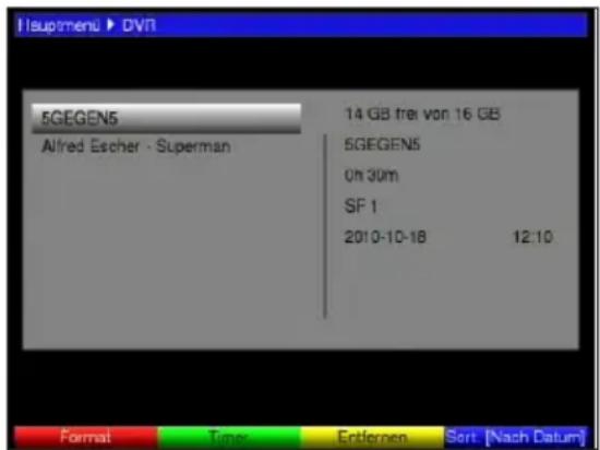 TECHNISAT TechniBox HD VAC - Wiedergabe - 1
