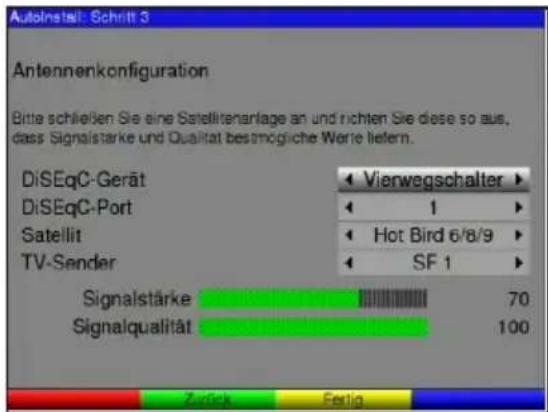 TECHNISAT TechniBox HD VAC - Antennenkconfiguration - 1