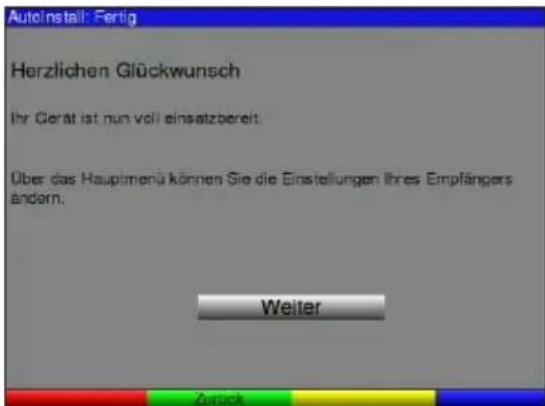 TECHNISAT TechniBox HD VAC - Erstinstallation beenden - 1