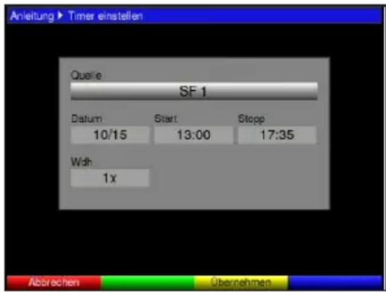 TECHNISAT TechniBox HD VAC - Timer - 1