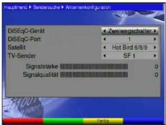 TECHNISAT TechniBox HD VAC - Regolazione antenna - 1