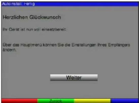 TECHNISAT TechniBox HD VAC - Terminare la prima installatione - 1