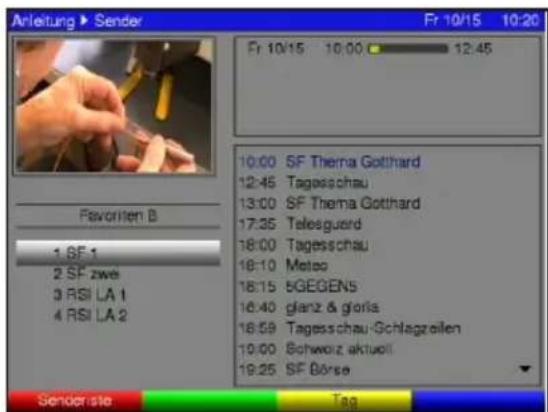 TECHNISAT TechniBox HD VAC - Consulter le service electronique d'information programmes (EPG) - 3