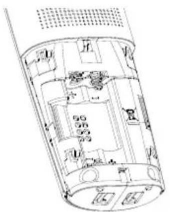 SWISSVOICE Aeris 126T - Inserire gli accumulatori - 1