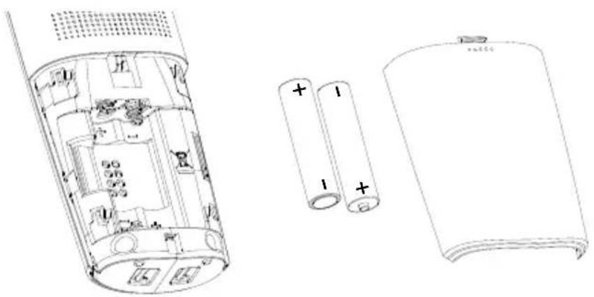 SWISSVOICE Aeris 126T - Einlagen der Akkus - 1