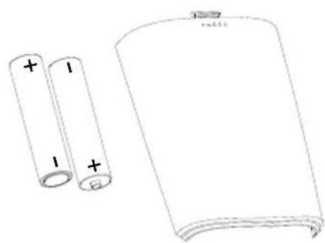 SWISSVOICE Aeris 126T - Inserire gli accumulatori - 2