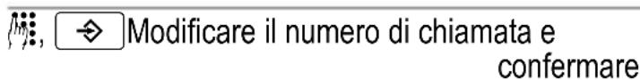 SWITEL DC 621 - Memorizzare nella rubrica un numero di chiamata dall'elenco chiamate - 5