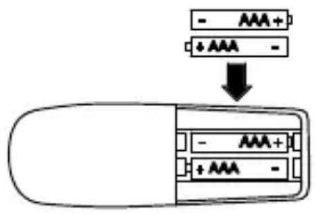 SWITEL DC 621 - Inserire gli accumulatori - 1