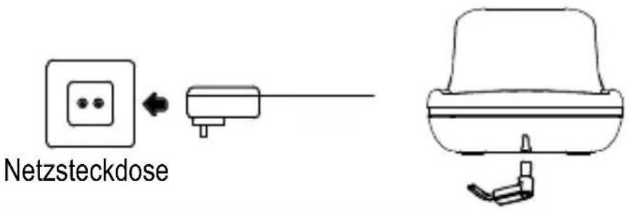 SWITEL DC 621 - Ladestation anschließen - 1