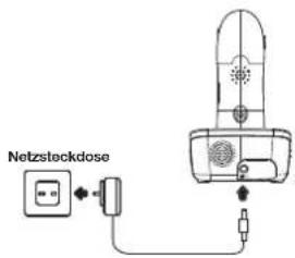 SWITEL DCT 6172 Combo - Anschluss der Ladeschale - 1