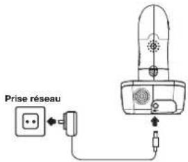 SWITEL DCT 6172 Combo - Brancher la base du chargeur - 1