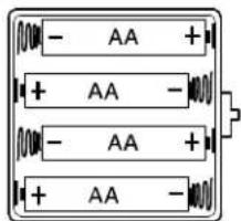 SWITEL PowerTel TF 52 - Batterien einlegen - 1