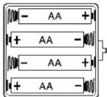 SWITEL PowerTel TF 52 - Insérer les piles - 1
