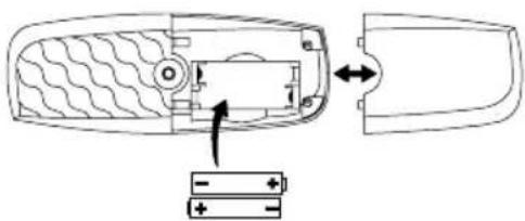 SWITEL DF 1101 - Inserire gli accumulatori - 1