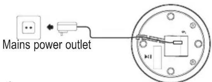 SWITEL DF 911 - Connecting the charging station - 1