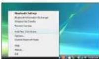 TARGUS AMB09CA - Connecting with Bluetooth Software: TOSHIBA (Windows Vista) - 1
