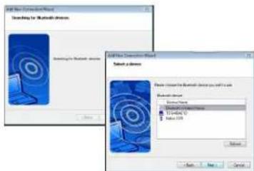 TARGUS AMB09CA - Connecting with Bluetooth Software: TOSHIBA (Windows Vista) - 3