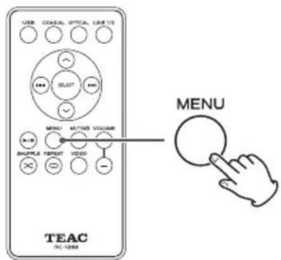 TEAC DSH01 - Returning to the previous iPod/iPhone/iPad menu - 1