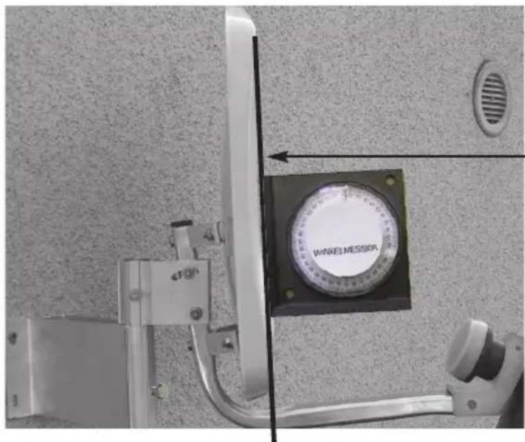 TECHNISAT DigiDish 45 - Angolo di elevazione - angolo offset = angolo da impostare - 1