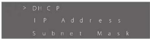 TEAC NSX1 - Setting up a wired network connection manually - 1