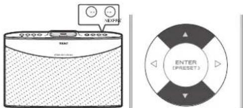 TEAC NSX1 - Selecting an input source from the Home menu - 2