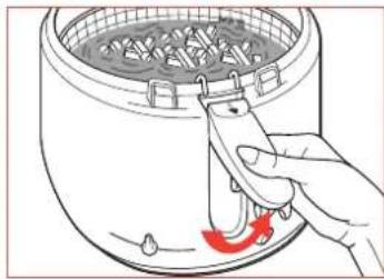 TEFAL MaxiFry FF1001 - At the end of cooking time - 1