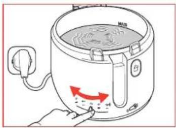 TEFAL MaxiFry FF1001 - Voorverwarmen - 3