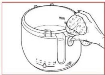 TEFAL MaxiFry FF1001 - Reinigen die Fritteuse - 2