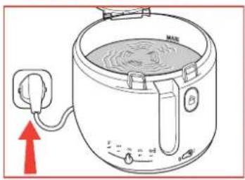 TEFAL MaxiFry FF1001 - Préchauffez - 1